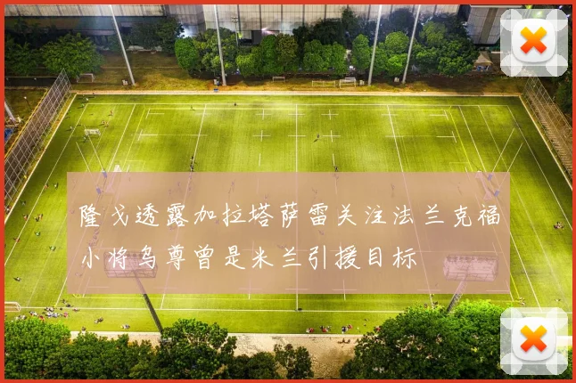 隆戈透露加拉塔萨雷关注法兰克福小将乌尊曾是米兰引援目标